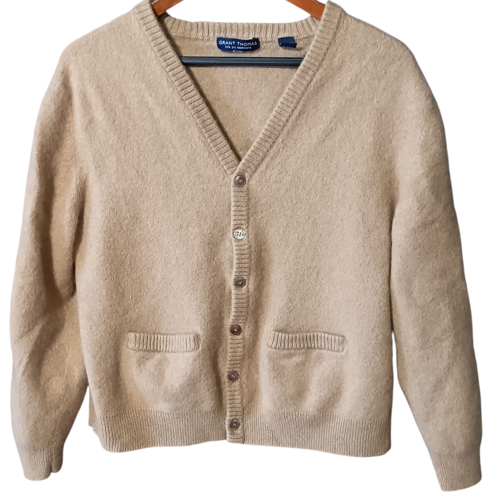 Classic Beige Cardigan for Men